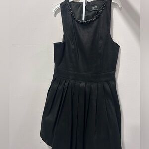 Bardot Black Beaded Kids Dress